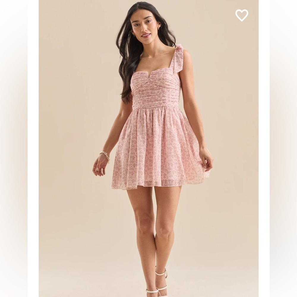 New with tags Altar’d state Cynthia Shoulder Tie Mini Dress